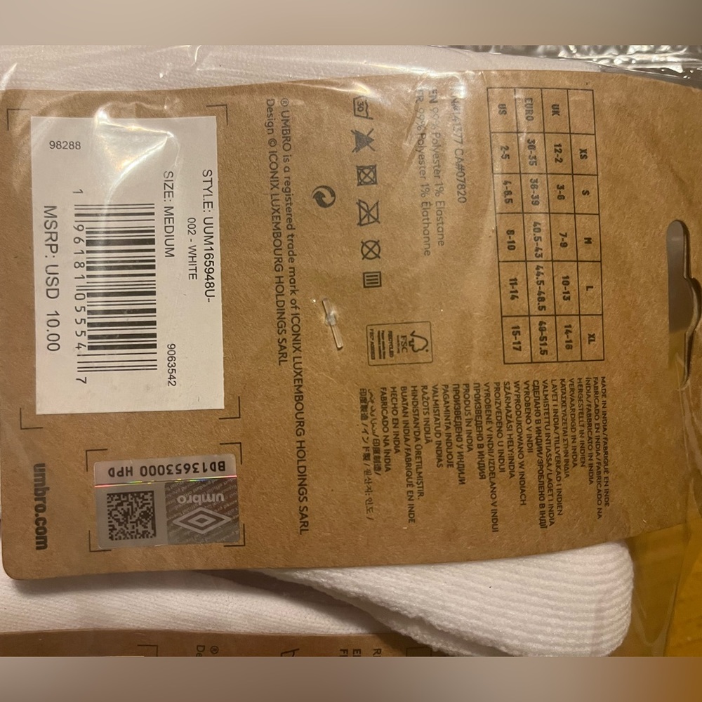 Umbro Mens Soccer Socks 6pack